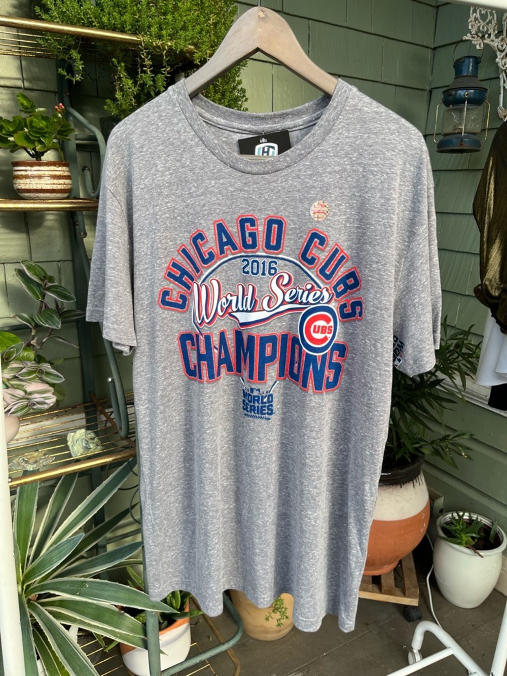 2016 Chicago Cubs World Series soft gray t-shirt